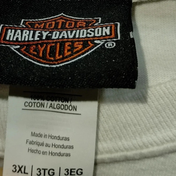 Harley Davidson Long Sleeves Graphic Tee size 3XL‎ Wichita Kansas Tornado - Picture 3 of 6